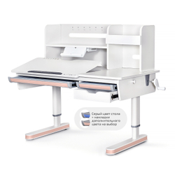 Стол письменный для школьников Ergokids Montreal BD-670 с надстройкой