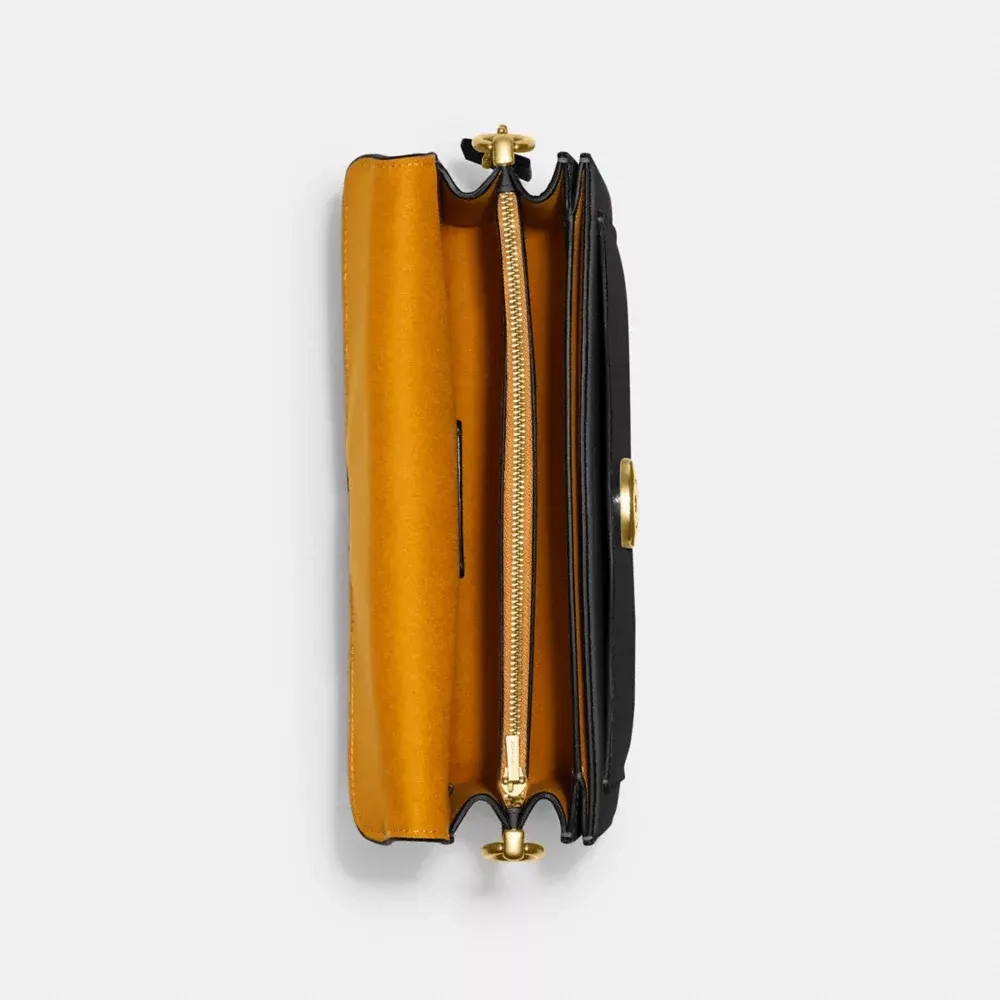 COACH СУМКА ЧЕРЕЗ ПЛЕЧО TABBY 26, ЧЕРНЫЙ