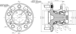 Ступица задняя в сборе L=R HYUNDAI i30/Elantra 07/KIA Ceed 06-12 GANZ GIM03016