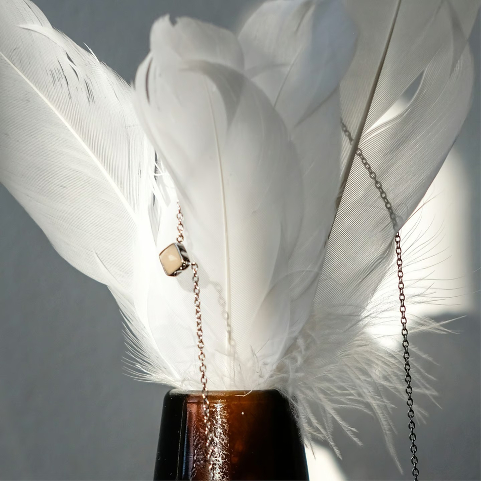 Колье Coeur de Lion Cream jade (June) 1301/10-1424