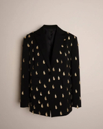 Пиджак "Роскошь" с перьями