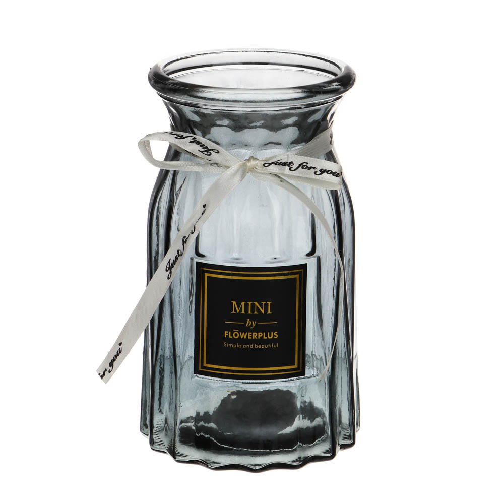 Ваза, 18x10 см, стекло, 2 дизайна, арт.07-2