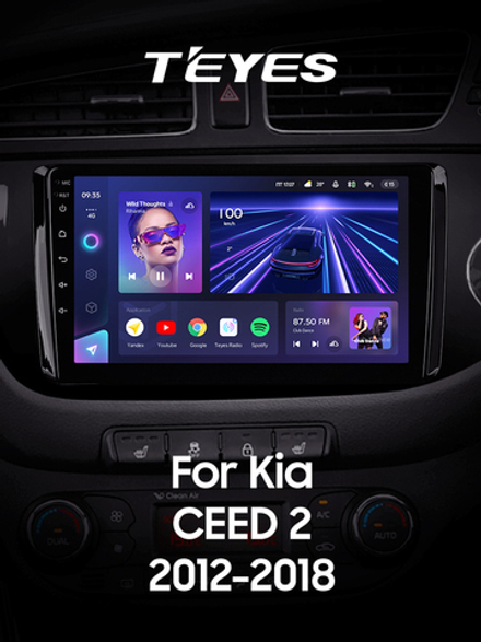 Teyes CC3 9"для KIA Ceed 2 2012-2018 (прав)