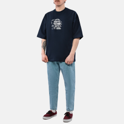 Футболка Haided WASTE A DAY RLXD FIRM TEE ink.blue