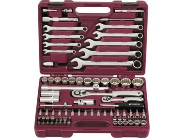 UTS0082MP Набор инструмента универсальный 1/4", 1/2"DR с головками торцевыми MultiProf, 82 предмета