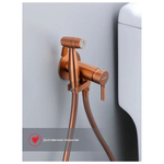 Гигиенический душ со смесителем встраиваемый Raglo R20.54.33, матовая медь