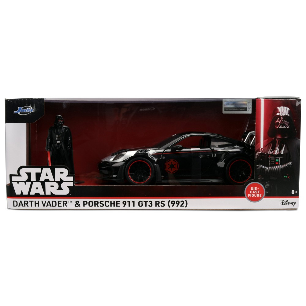 JADA Star Wars - Металлическая машина Porsche 911 GT3 RS 1:24 + фигурка Дарт Вейдер 3364773