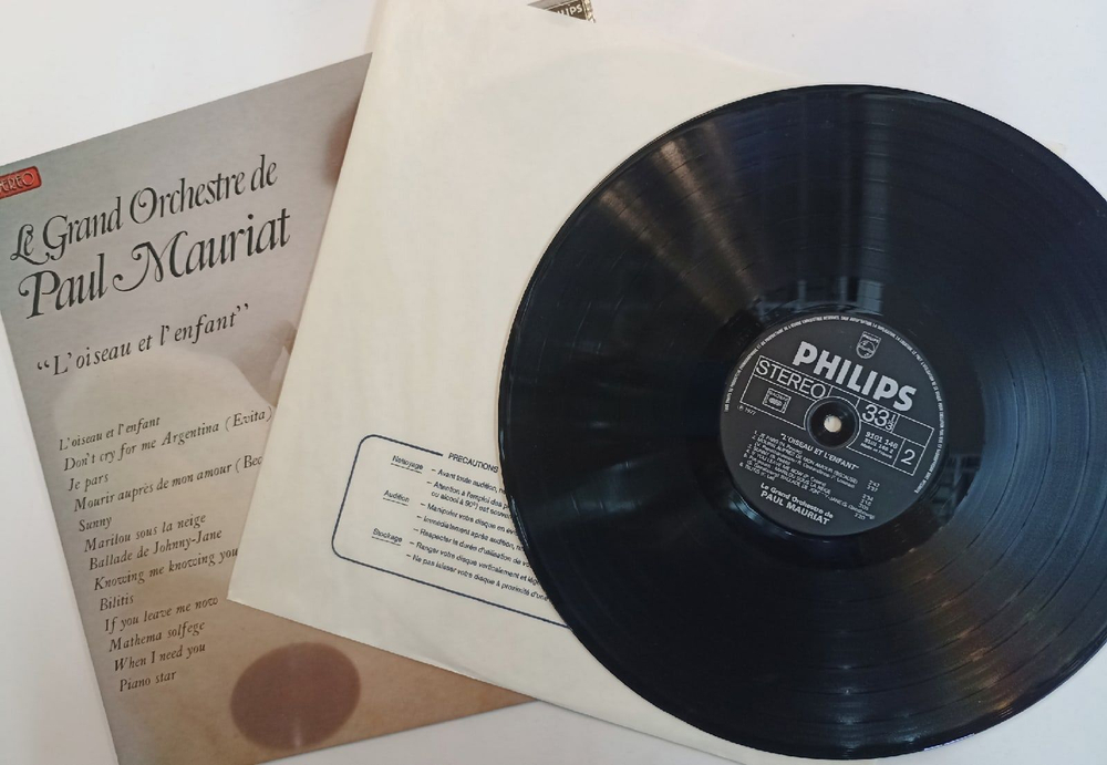Винтажная виниловая пластинка Поль Мориа  Le Grand Orchestre De Paul Mauriat Loiseau Et Lenfant (France 1977)