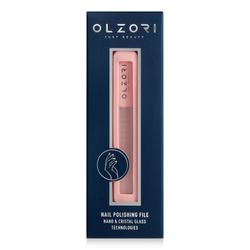 OLZORI VIRGO NAIL 01 Пилочка для ногтей полировочная, в силиконовом чехле