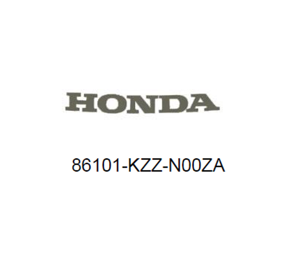 86101-KZZ-N00ZA. MARK, HONDA (70MM) *TYPE1*