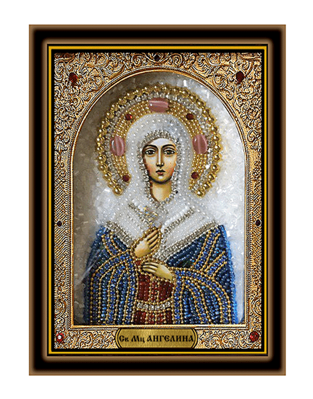 Святая мученица Ангелина, в киоте