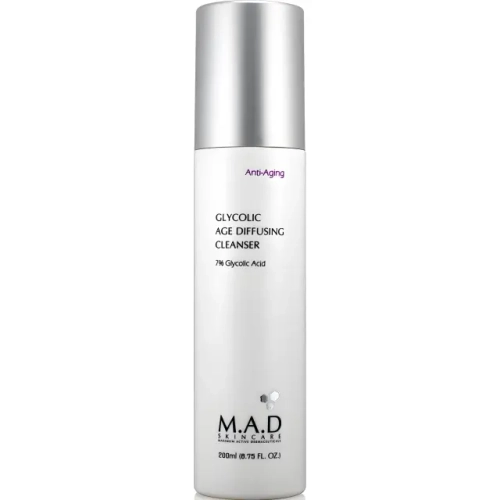 M.A.D. GLYCOLIC AGE DIFFUSING CLEANSER Очищающий гель с 7% гликолевой кислотой предотвращающий старение кожи