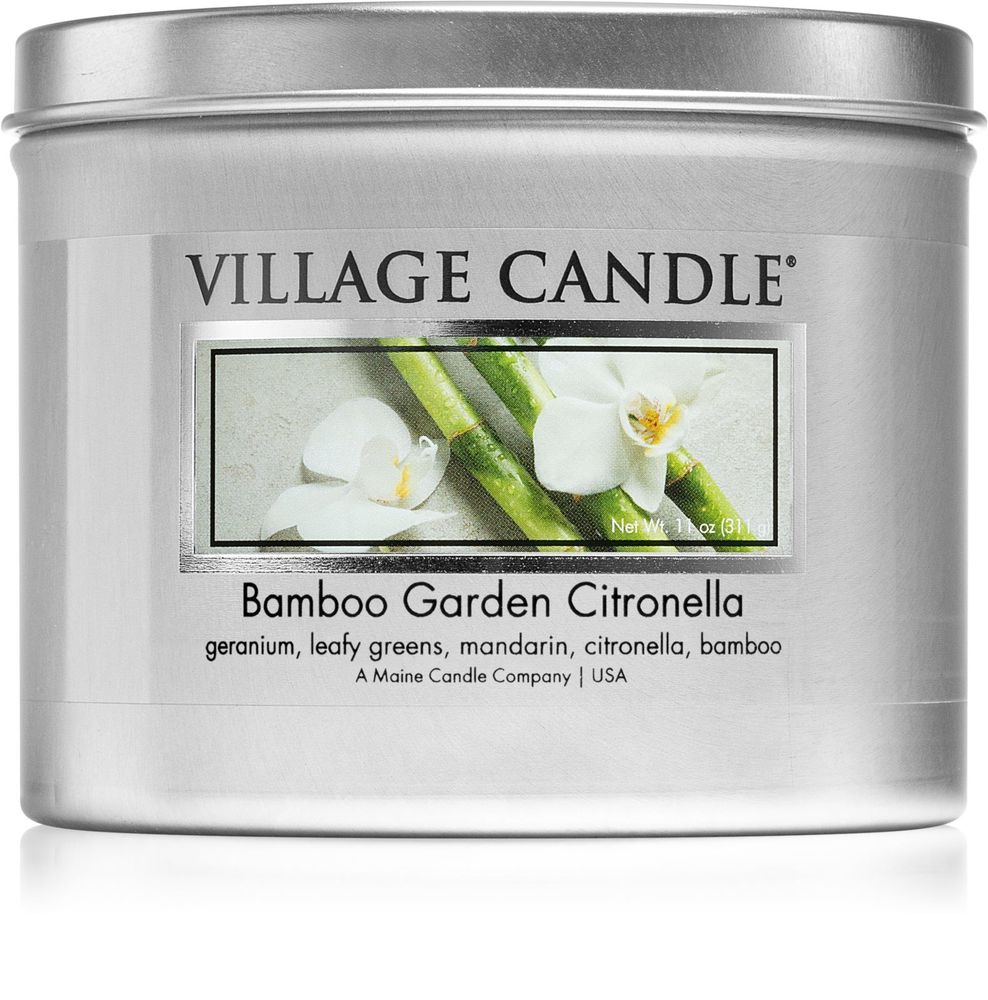 Village Candle ароматическая свеча в пуще Bamboo Garden Citronella