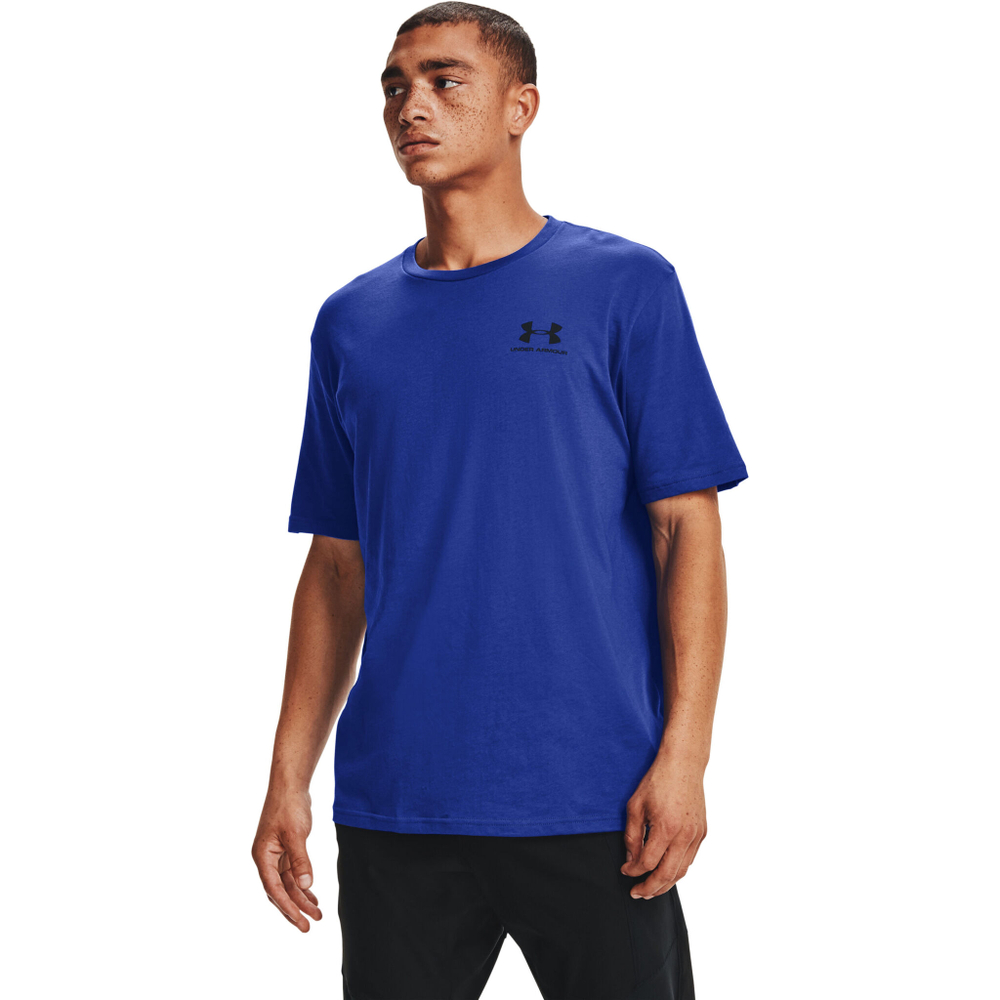 Мужское теннисное поло Under Armour Sportstyle T-Shirt Men - Blue