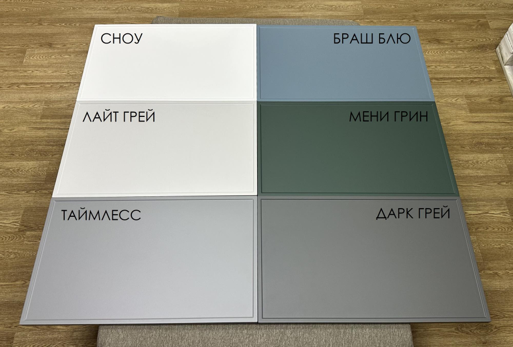 Кухня «Неста» с матовым покрытием PET-PREMIUM (фасады 19 мм, рамочная фрезеровка)