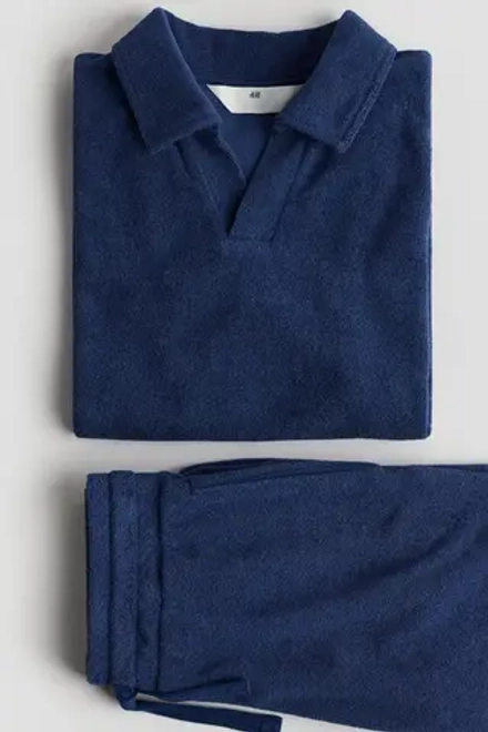 H&M Комплект из мягкой ткани, синий