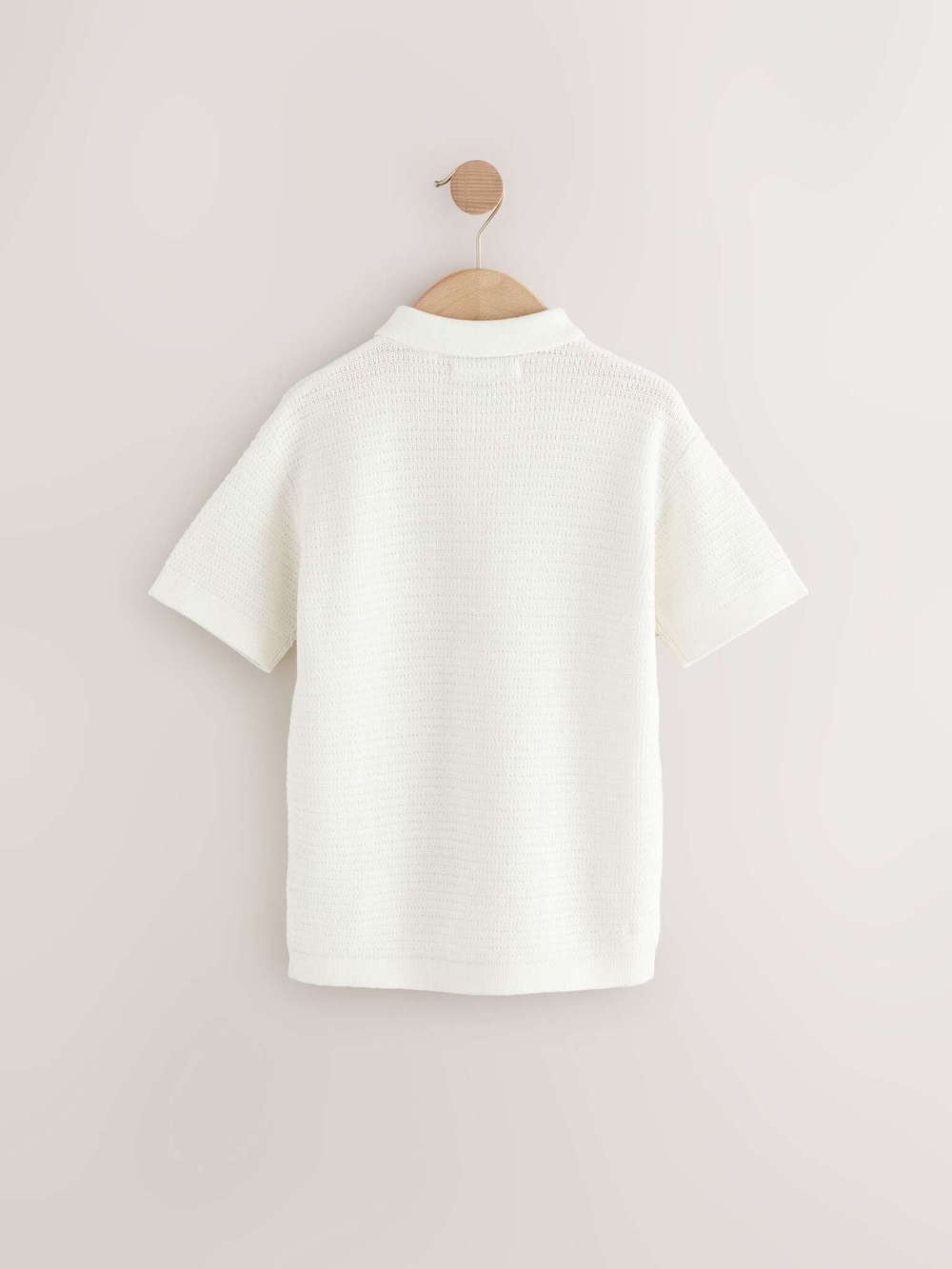 Поло вязаное для мальчика Next E27-917, Белый