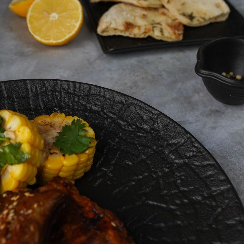 Тарелка d 27 см h2,5 см Black Raw Wood P.L. Proff Cuisine [4]