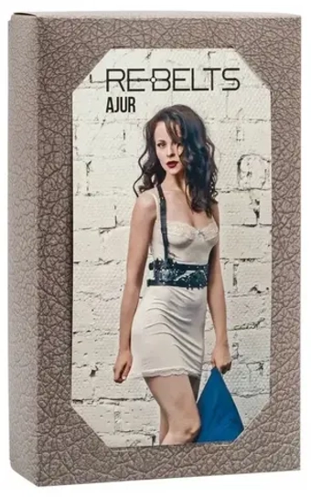 Rebelts Ajur - классическая портупея с кружевным узором из натуральной кожи