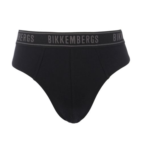 Мужские трусы брифы (черный) набор 2 в 1 Bikkembergs BKK1USP15BI