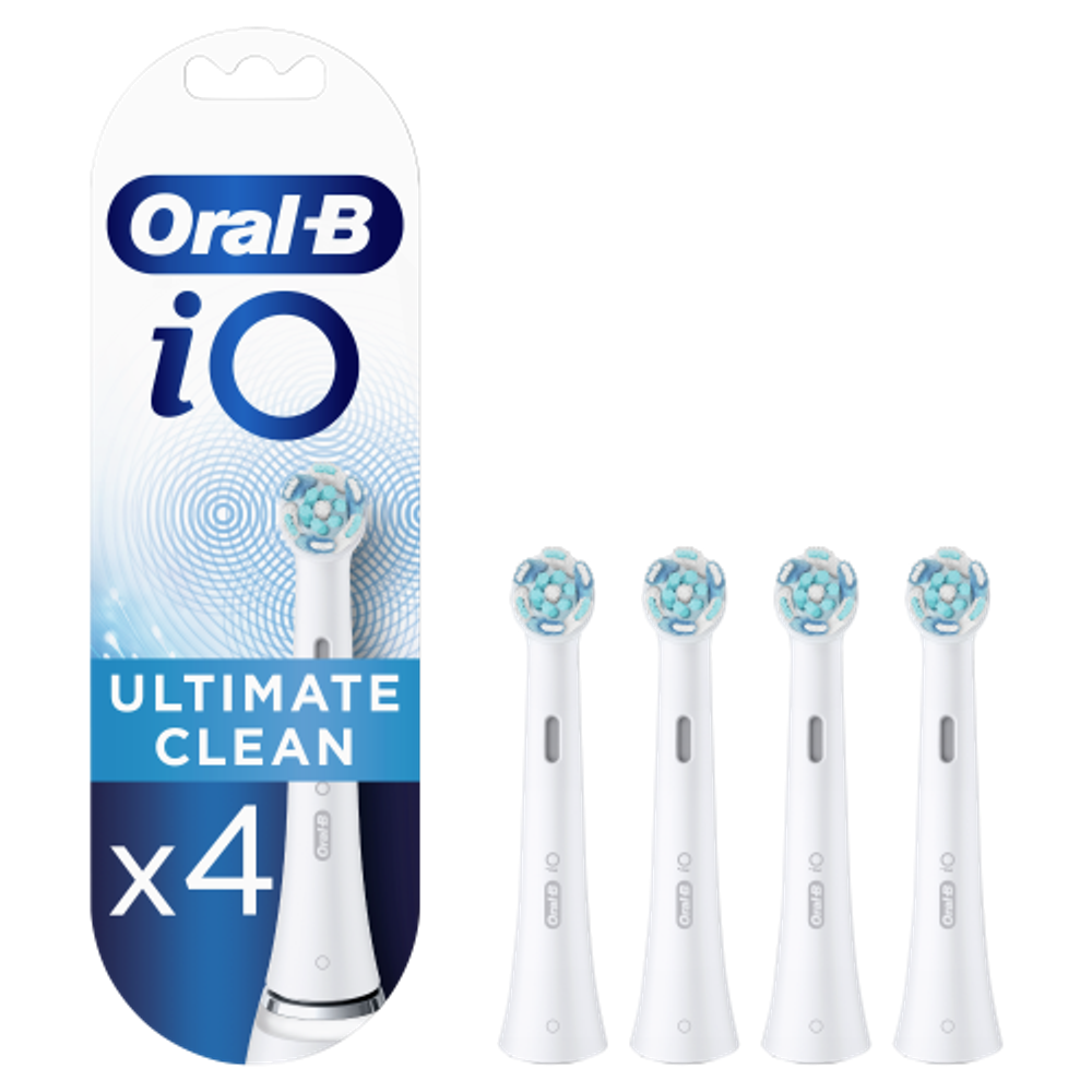 Насадки для зубной щетки ORAL-B iO Ultimate Clean белые 4 шт. для электрических щеток iO