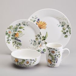 НАБОР ПОСУДЫ ОБЕДЕННЫЙ LEFARD "РОМАШКОВОЕ ПОЛЕ" НА 4 ПЕР. 16 ПР. (КОР=2НАБ.)