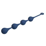 Синяя анальная цепочка - 52,4 см. (Цвет: синий)