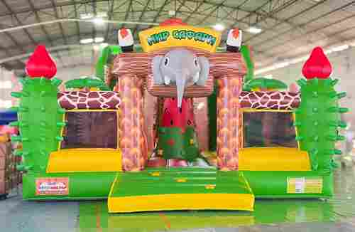 Коммерческий надувной батут «Сафари Ультра 2», 10*6*6 м