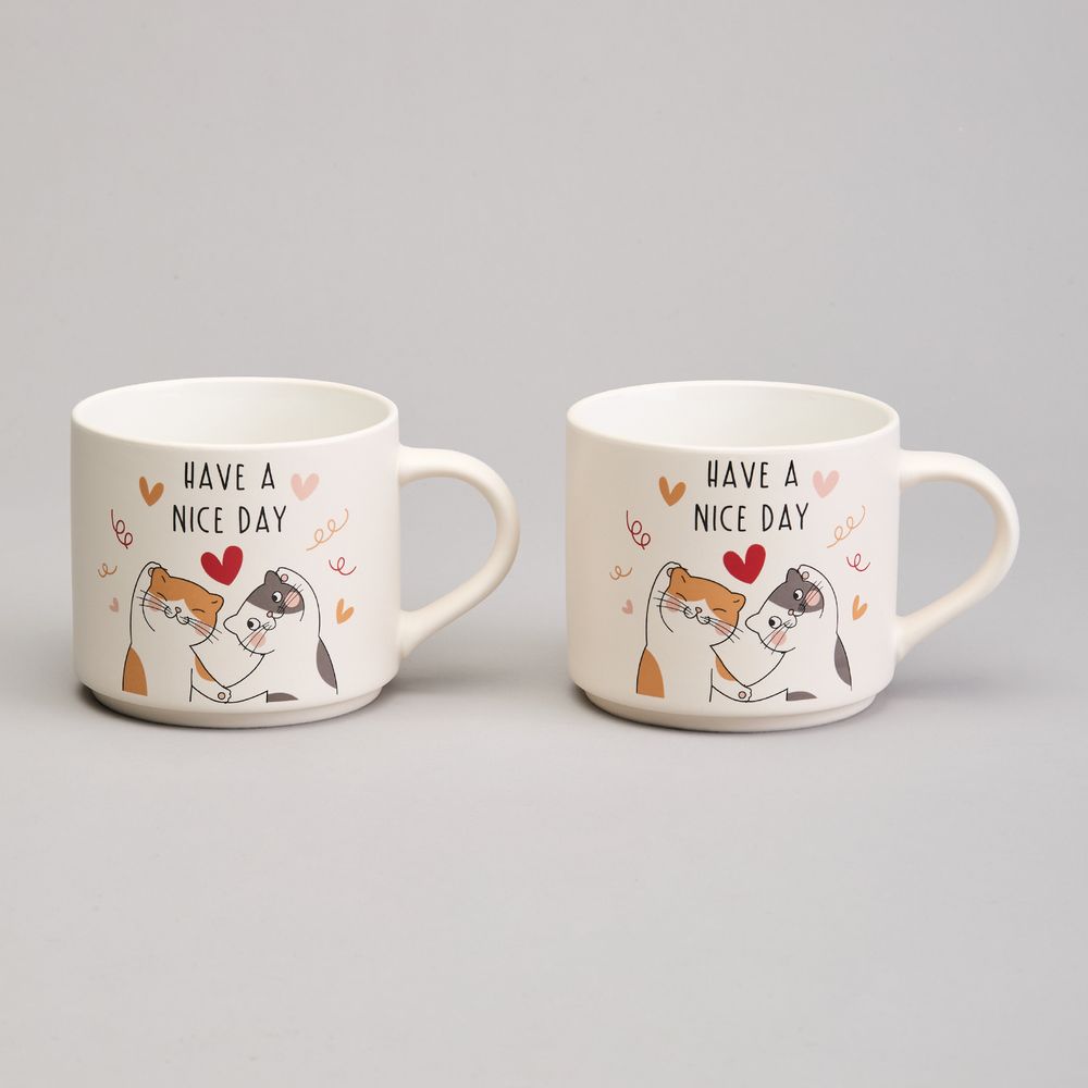 НАБОР КРУЖЕК LEFARD 400МЛ КОТЫ МАЛ.УП.=4шт