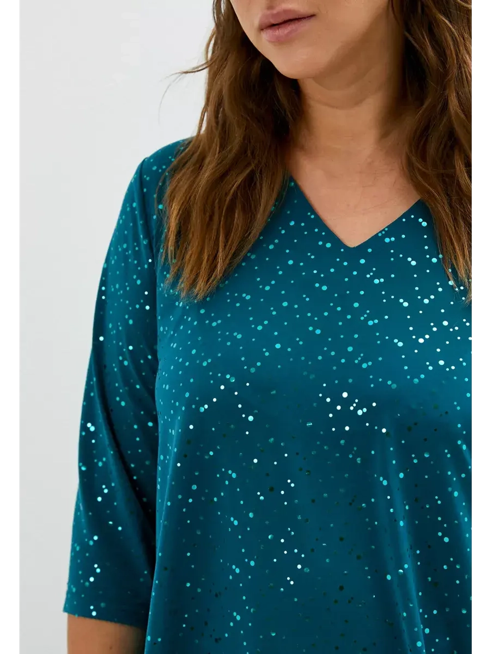 Блузка нарядная большого размера