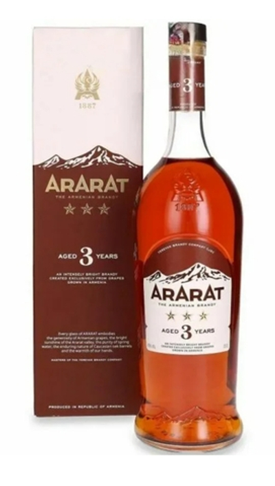 Коньяк Арарат 3 года 0.5 л