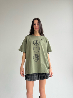 Футболка "Мир, любовь, гармония"