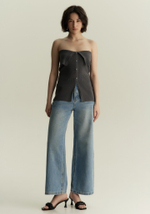 Пояс из трикотажа на пуговицах