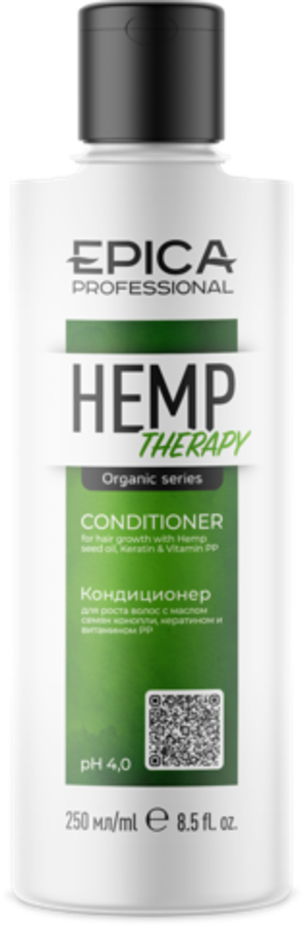 EPICA Professional Кондиционер для роста волос, Hemp therapy ORGANIC, 250 мл
