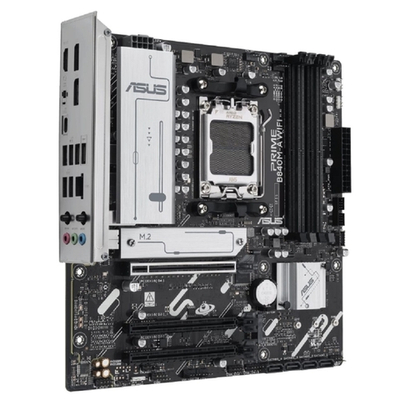 Материнская плата ASUS PRIME B840M-A WIFI (SocketAM5, mATX, 4xDDR5(192GB), 2xDP/HDMI, 1xPCIe 4.0x16/2xPCIe 3.0x16, 1xLAN (2.5GbE), Wi-Fi, BT, 4xSATA 6Gb/s, 3xM.2, 1xType-C, 2xUSB 3.2, 4xUSB 2.0)
