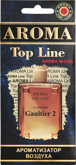 Ароматизатор для автомобиля AROMA TOP LINE №u006 GAULTIER2 картон