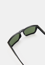 Спортивные очки 100% RENSHAW Polished Black - Grey-Green Lens