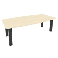 First Стол переговорный KPRG-1 Клен/Металл Антрацит 2400*1200*750