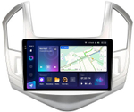 Магнитола для Chevrolet Cruze 1 2012-2015 (рамка серебро) - Teyes CC3-2K QLed Android 10, ТОП процессор, SIM-слот, CarPlay