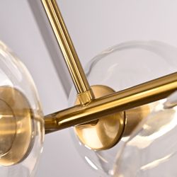 Подвесная Люстра Staggered Glass Chandelier 8 By Imperiumloft