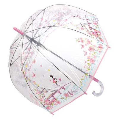 Зонт купол Париж 85 см, д-60 см, 6 цвета микс, с-30170