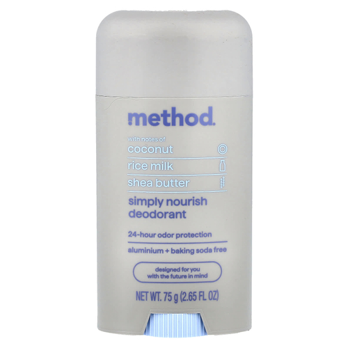 Method, Дезодорант, Simply Nourish, 75 г (2,65 жидк. Унции)