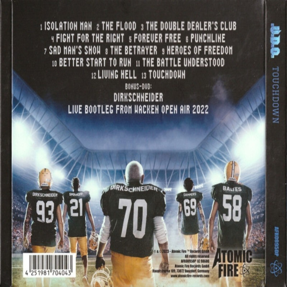 U.D.O. / Touchdown (CD+DVD)