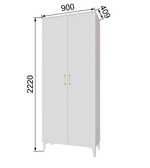 Прихожая Толедо Шкаф 2-х створчатый ТШ-30