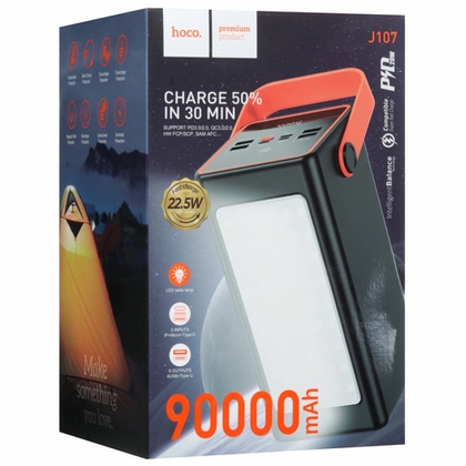 HOCO   Внешний аккумулятор 90000 mAh с быстрой зарядкой