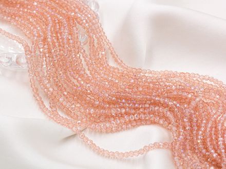 Нить бусин для украшений 3,5мм (ювелирное стекло)