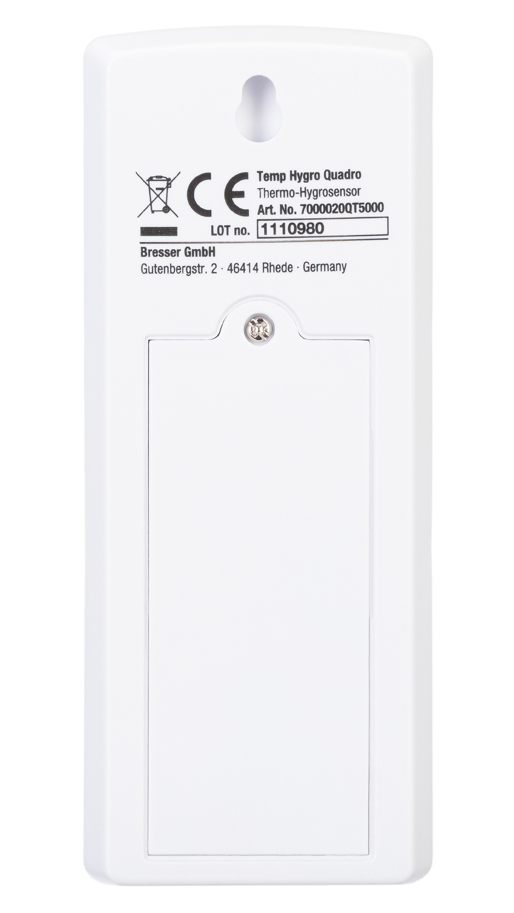 Метеостанция Bresser Temeo Hygro Quadro, серая