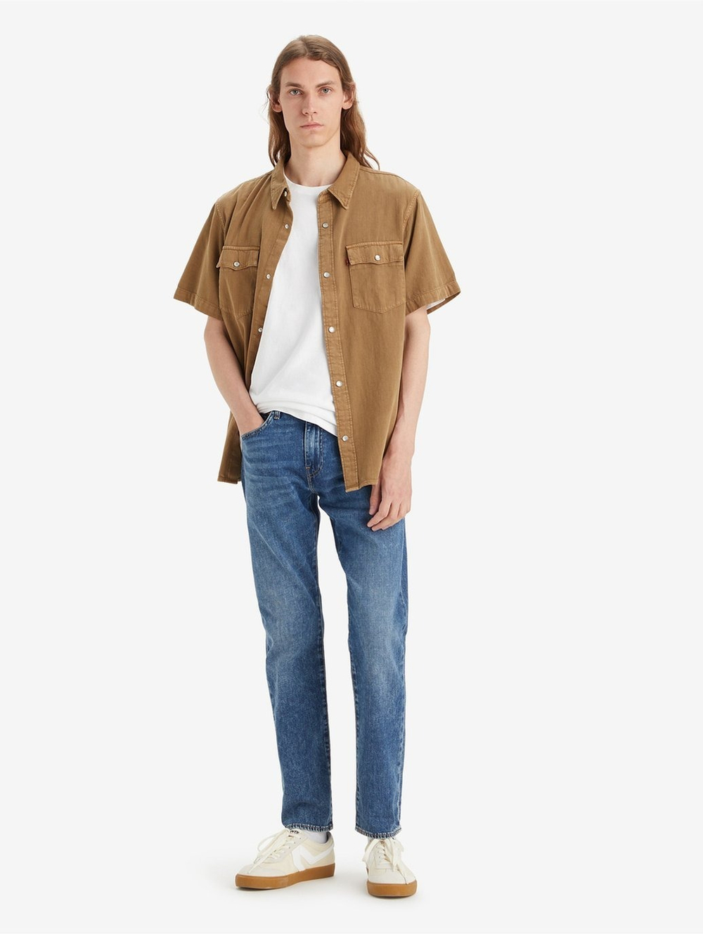 Джинсы мужские LEVI'S 502™ TAPER MED INDIGO - WORN IN