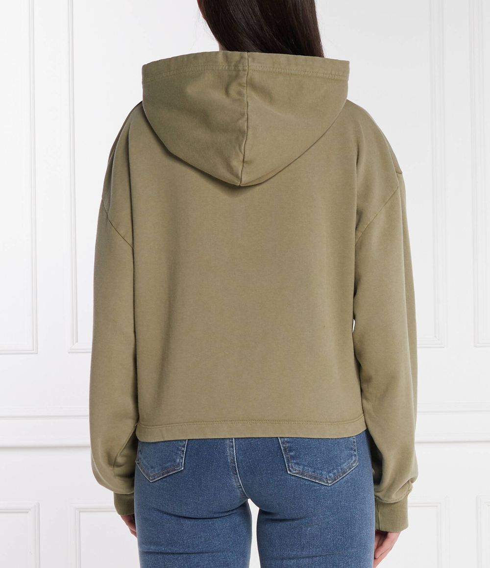 Худи WOVEN LABEL CALVIN KLEIN JEANS - хаки(J20J223082)