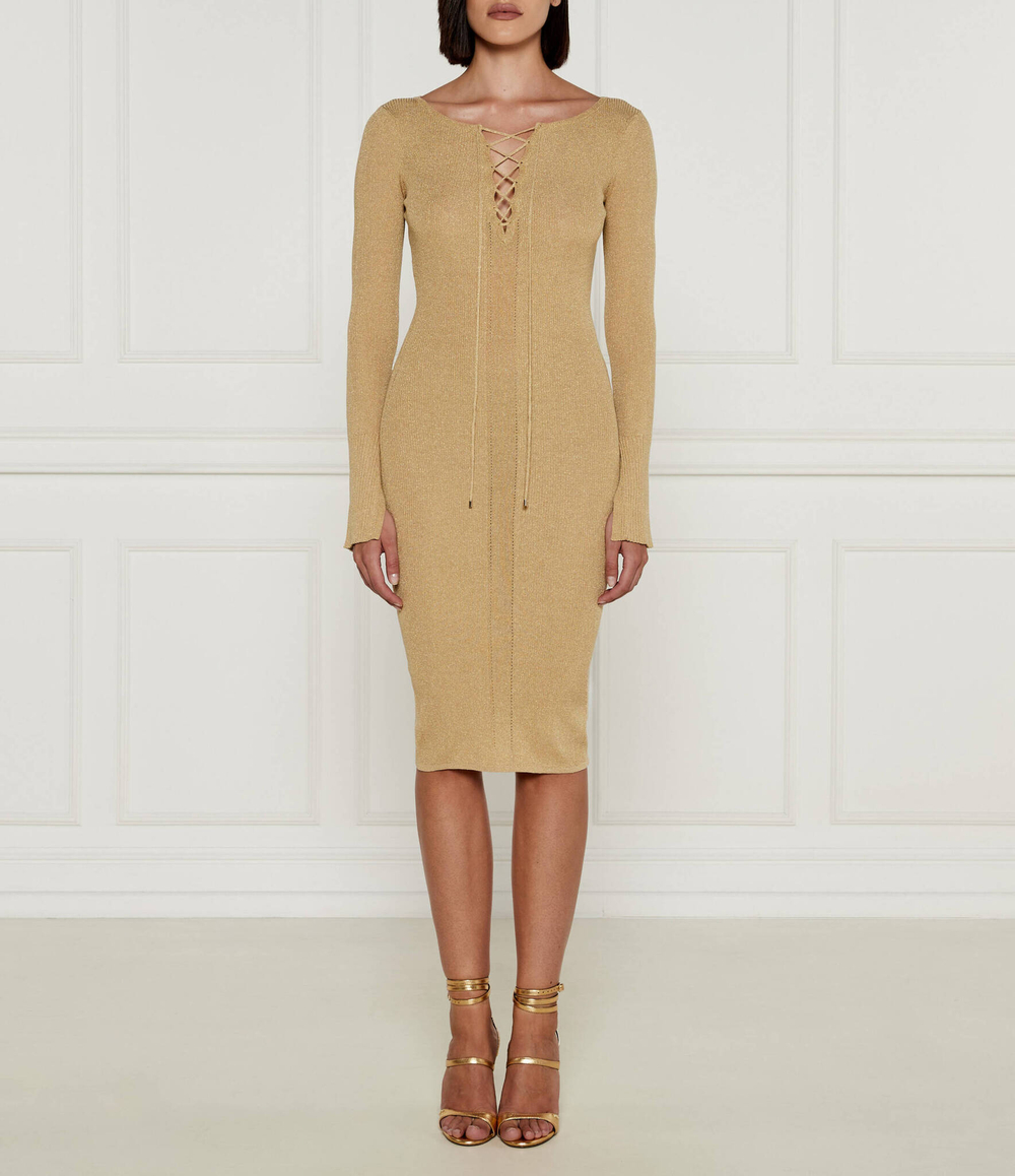 Платье Patrizia Pepe - золотой(8A1331 K1QZA)